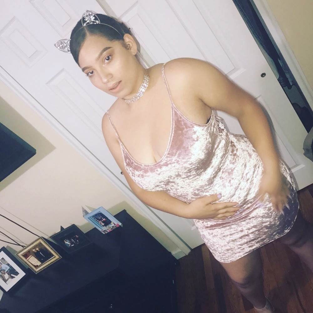 Blush Velvet Dress 🌸🌸🌸